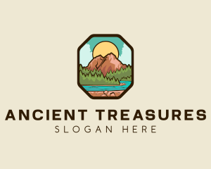 River Mountain Travel logo design