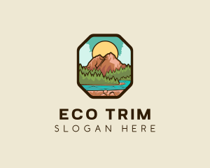 River Mountain Travel logo design