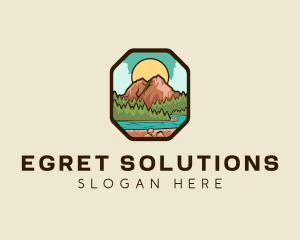 River Mountain Travel logo design