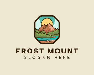 River Mountain Travel logo design