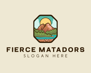 River Mountain Travel logo design