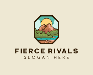 River Mountain Travel logo design