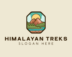 River Mountain Travel logo design