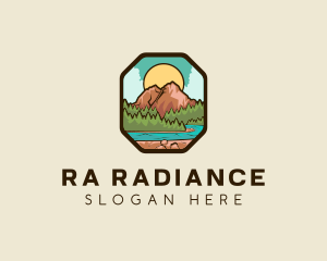 River Mountain Travel logo design