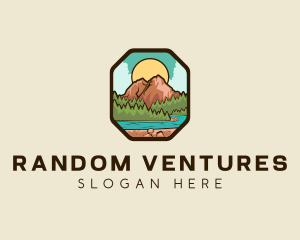 River Mountain Travel logo design