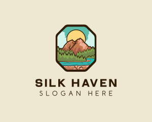 River Mountain Travel logo design