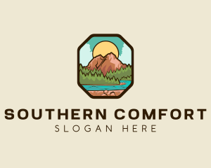 River Mountain Travel logo design