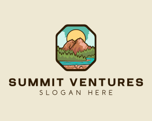 River Mountain Travel logo design