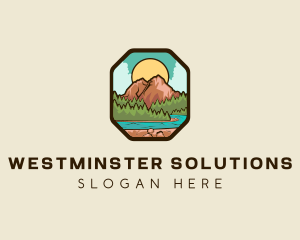 River Mountain Travel logo design