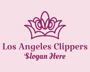 Purple Princess Tiara  Logo