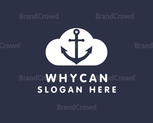 Sailor Anchor Cloud Logo