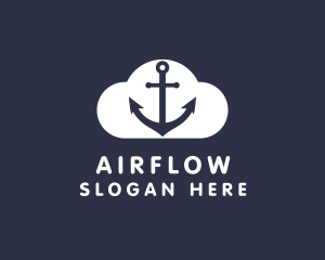 Sailor Anchor Cloud  logo design