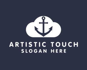 Sailor Anchor Cloud  logo design