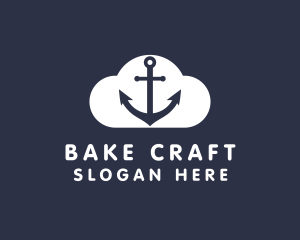 Sailor Anchor Cloud  logo design