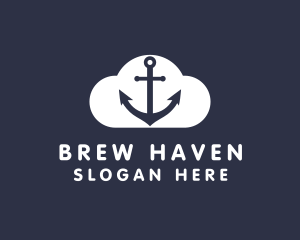 Sailor Anchor Cloud  logo design