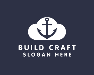 Sailor Anchor Cloud  logo design