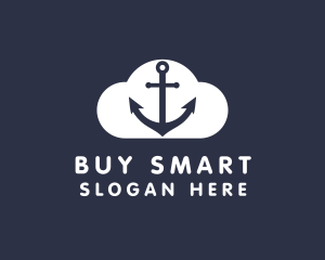 Sailor Anchor Cloud  logo design