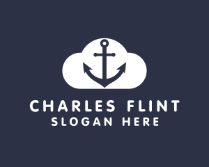 Sailor Anchor Cloud  logo design