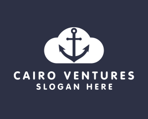 Sailor Anchor Cloud  logo design