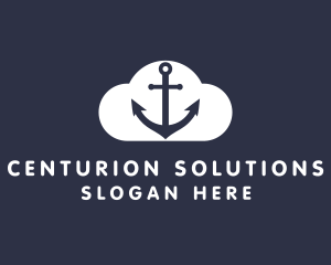 Sailor Anchor Cloud  logo design