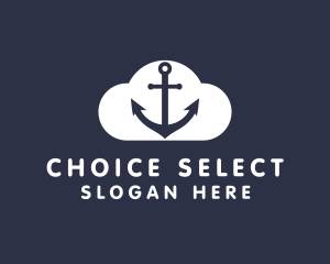 Sailor Anchor Cloud  logo design