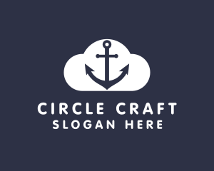 Sailor Anchor Cloud  logo design