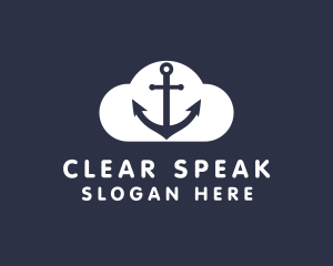 Sailor Anchor Cloud  logo design