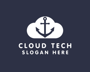 Cloud - Sailor Anchor Cloud logo design