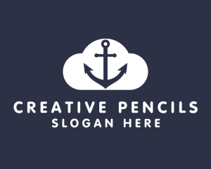 Sailor Anchor Cloud  logo design