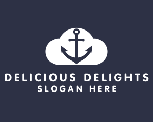 Sailor Anchor Cloud  logo design