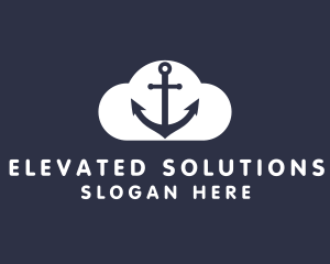 Sailor Anchor Cloud  logo design