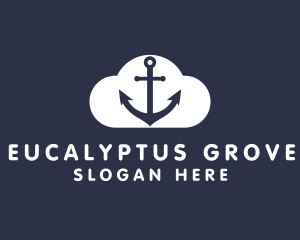 Sailor Anchor Cloud  logo design