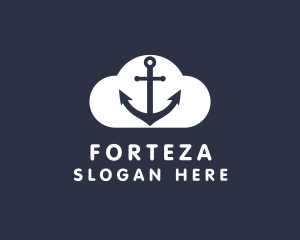 Sailor Anchor Cloud  logo design