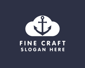 Sailor Anchor Cloud  logo design