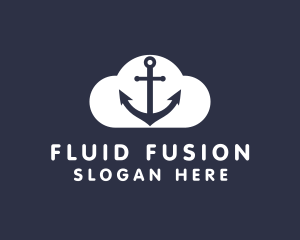 Sailor Anchor Cloud  logo design