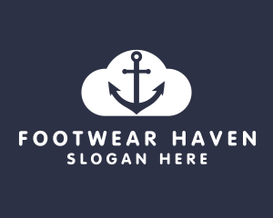 Sailor Anchor Cloud  logo design