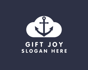 Sailor Anchor Cloud  logo design