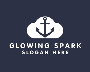 Sailor Anchor Cloud  logo design