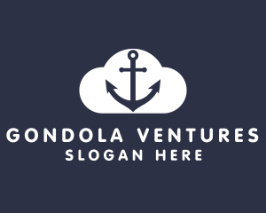 Sailor Anchor Cloud  logo design