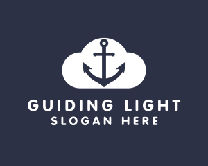 Sailor Anchor Cloud  logo design