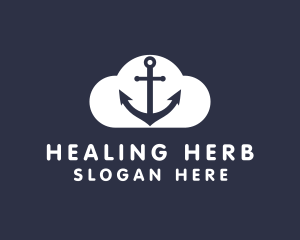 Sailor Anchor Cloud  logo design