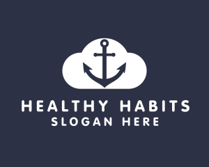 Sailor Anchor Cloud  logo design