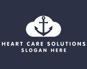 Sailor Anchor Cloud  logo design