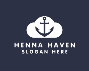 Sailor Anchor Cloud  logo design