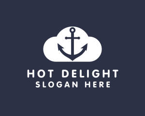 Sailor Anchor Cloud  logo design