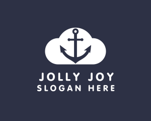 Sailor Anchor Cloud  logo design