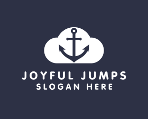 Sailor Anchor Cloud  logo design