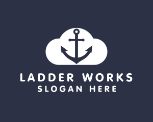 Sailor Anchor Cloud  logo design