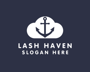 Sailor Anchor Cloud  logo design