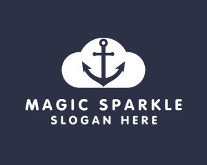 Sailor Anchor Cloud  logo design